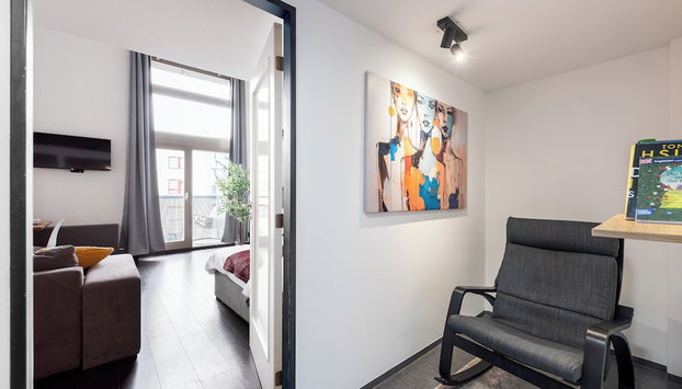 Family loft-apart with balcony in Prague - Foto 2, Recepción