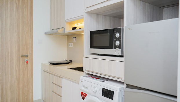 Cozy And Homey Studio At Bintaro Embarcadero Apartment - Foto 5, Cocina privada