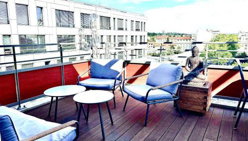 T2 Little Bohême proche hôpitaux terrasse plein ciel - Foto 5