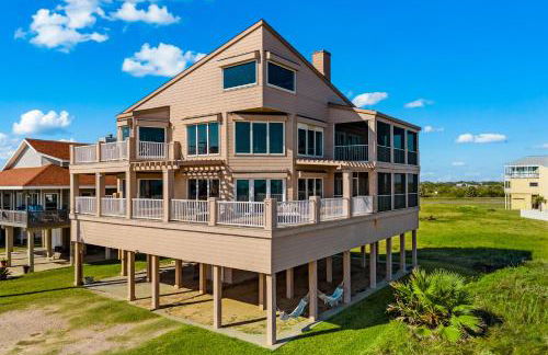 Oceanfront Galveston Beach House Steps to Sand! - Foto 40