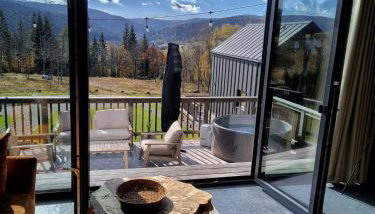 Czarne Domki Krempna z prywatnym jacuzzi - Foto 3, Garden, Garden view