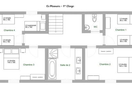 Moulin de la Touche - Manoir Piscine Nature - Foto 39