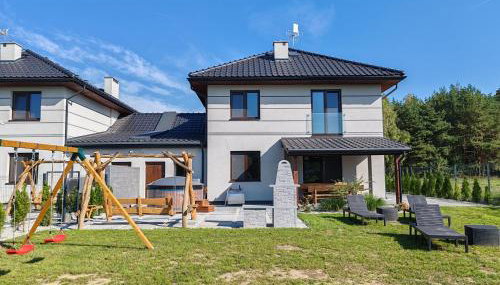 Dom wakacyjny Bliźniacza Natura nad rzeką, Makosieje - Foto 4, Garden view