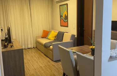 Via Première Flat Residencial Apto Inteiro próximo Centro de Convenções RioCentro - RioStay Parque Olímpico Farmasi Arena Barra Olímpica Jacarepaguá - Foto 6