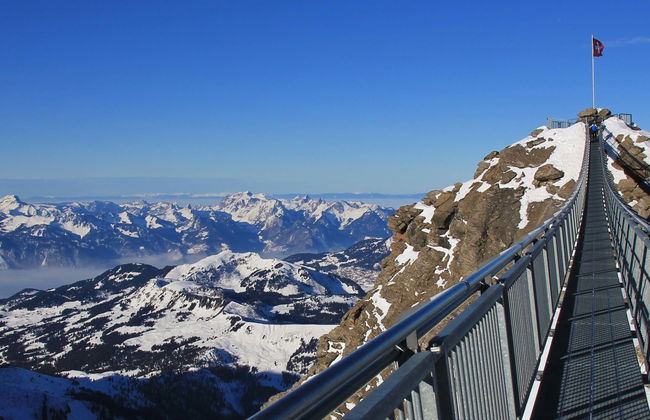 Billet pour le Glacier 3000 avec accès au téléphérique, télésiège et belvédère - Photo 1