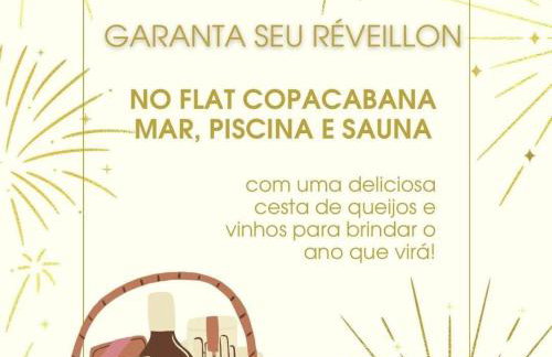 Flat Copacabana Mar Piscina e Sauna - Foto 2