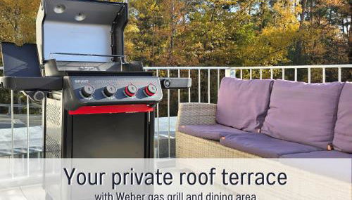 Baham-Apartment Nuernberg - including hot tub, sauna, massage chair, roof terrace, barbecue - metro 15 min, exhibition center 8 min walk - Foto 3