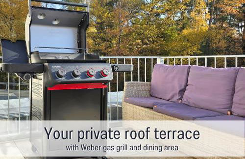 Baham-Apartment Nuernberg - including hot tub, sauna, massage chair, roof terrace, barbecue - metro 15 min, exhibition center 8 min walk - Foto 3