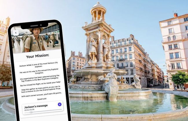 Gioco di esplorazione di Lione e tour della città sul tuo telefono - Foto 3