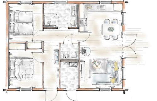 Ökologisches Holzblock-Ferienhaus Lauterdörfle 150 - Baujahr 2022 - mit gratis AlbCard - Photo 3