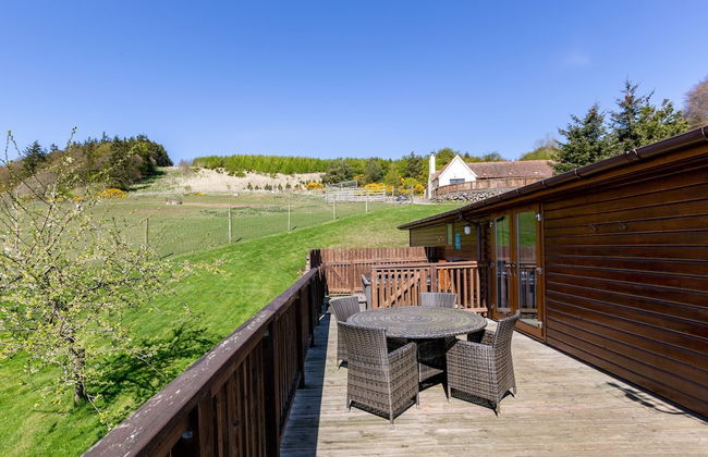Woodpecker Lodge With Hot Tub Near Cupar, Fife - Foto 14