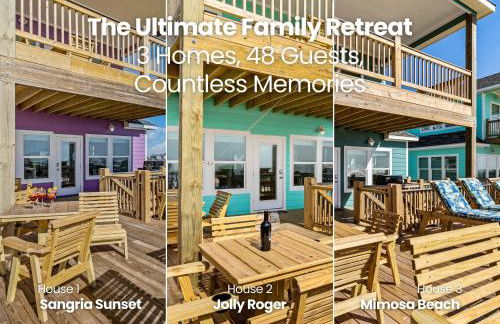 3 Beachfront Homes | 15BR Retreat for 54 Guests - Foto 6