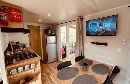 Les Charmettes Mobilhome 2 ch Climatisé - Terrasse Totalement Abritée - Locsweethome - Foto 11