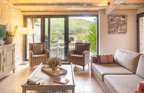 Maison 5 étoiles luxe 6p piscine privée chauffée Lascaux - Foto 52