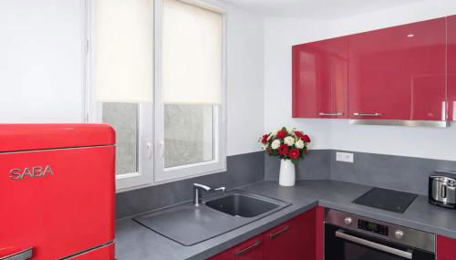 Louvre - Deluxe apartment for 4 - Foto 5, stove, storage, wardrobe, toaster