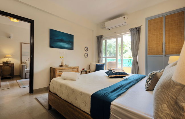 Alaya Stays Veera Marina 1BHK with Pool - Foto 5