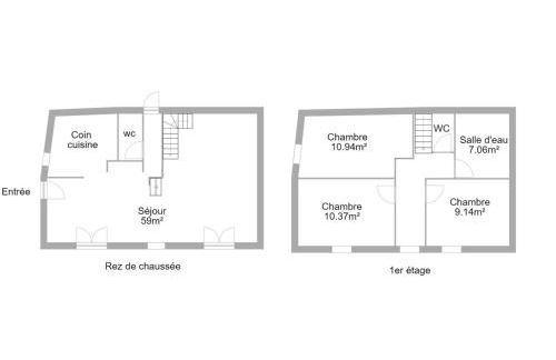 Gîte Gîtes de France 6/8 personnes - Foto 14