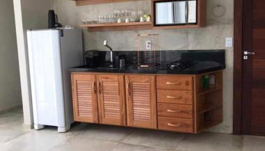 Casa em condomínio na Barra Grande 350m da praia da Ponta do Mutá - Foto 2, stove, minibar