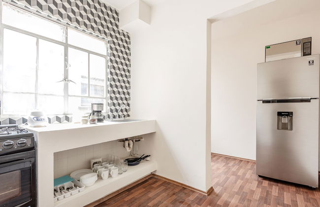 Luxury 3BR Roma Norte - Wifi- Laundry- Sleeps 10 - Foto 7