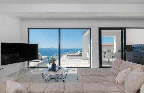 Villa Aristea with sea view, jacuzzi and infinity pool - Foto 33