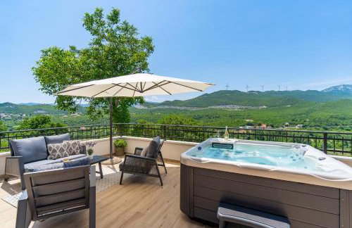 Villa Stella with 32 sqm private heated pool Jacuzzi Sauna Media room 3 bedrooms - Photo 4