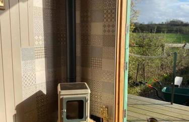 Private Shepherds hut with Castle view - Foto 45