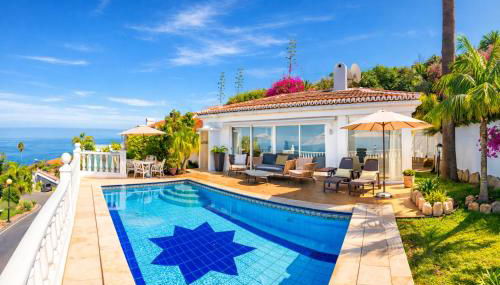 Charming Getaway in El Sauzal Enjoy Comfort Nature and a Private Pool - Foto 1, Garden, sunbed