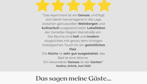 Ferienwohnung "Hannes & Toni", Urlaub in der Pfalz, S-Bahn 2 Min, WLAN & Parkplatz kostenlos, hundefreundlich - Foto 4