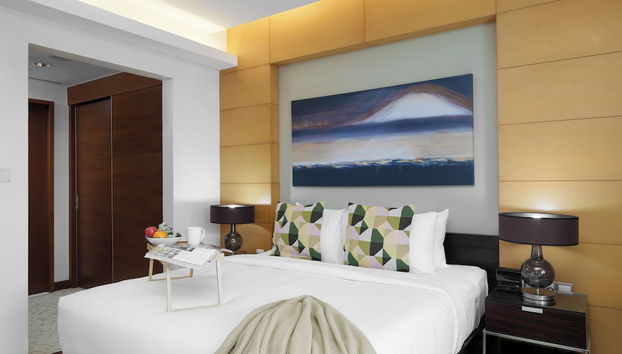 Maison Privee - Fabulous Studio w/ Direct Burj Khalifa Views - Foto 2, Habitación