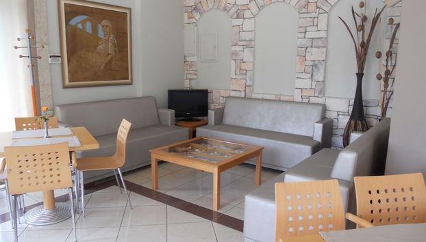 Zona de estar del vestíbulo