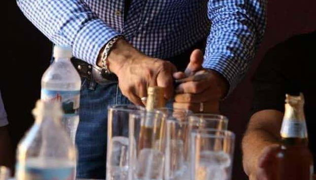 Tomando umas cervejas