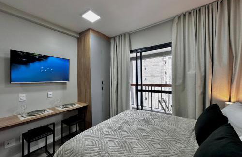 Studio com piscina a 1 minuto a pé do Metrô Brooklin - Foto 37