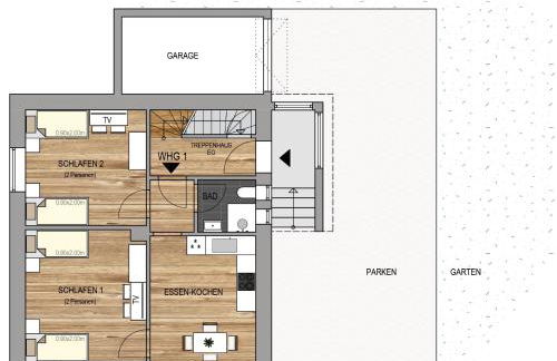 Kernsaniertes Monteurhaus mit 2 Apartments in Wirges - Foto 3