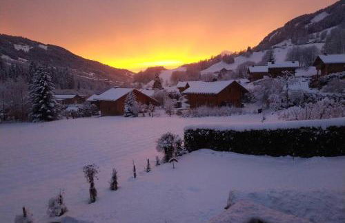A4 km de Megève très joli studio avec jacuzzi ,vue sur les montagnes au calme - Foto 29