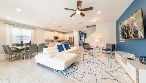 Magnificent Home Near Disney With Theater Room, Pool Table, Waterpark & Resort Access At Encore Resort Reunion - 7448Mr - Foto 3