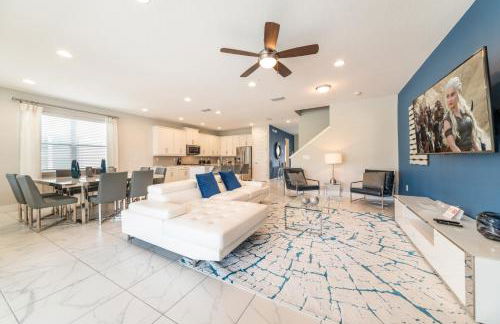 Magnificent Home Near Disney With Theater Room, Pool Table, Waterpark & Resort Access At Encore Resort Reunion - 7448Mr - Foto 3