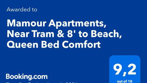 Mamour Apartments, Near Tram & 8' to Beach, Queen Bed Comfort - Foto 5