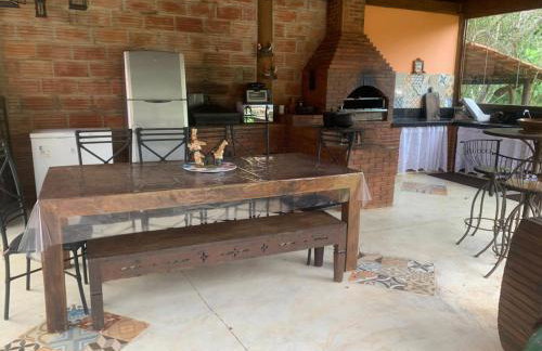 Sítio Recanto dos Lagos piscina sauna e churrasqueira - Foto 45