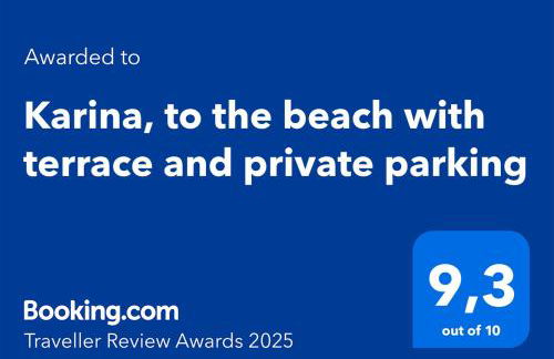 Karina, to the beach with terrace and private parking - Foto 24