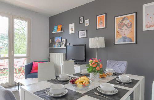 T3 lumineux pour 6 personnes proche métro Lyon - Foto 31