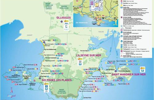 Rêves bleus, T2 proche plage des sablettes, Clim, Wifi, Place de parking - Foto 8