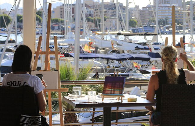 Experiencia Privada Pintura y Gastronomía en Denia Sea Sunset - Foto 6