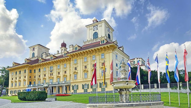 Extérieur de l'imposant palais