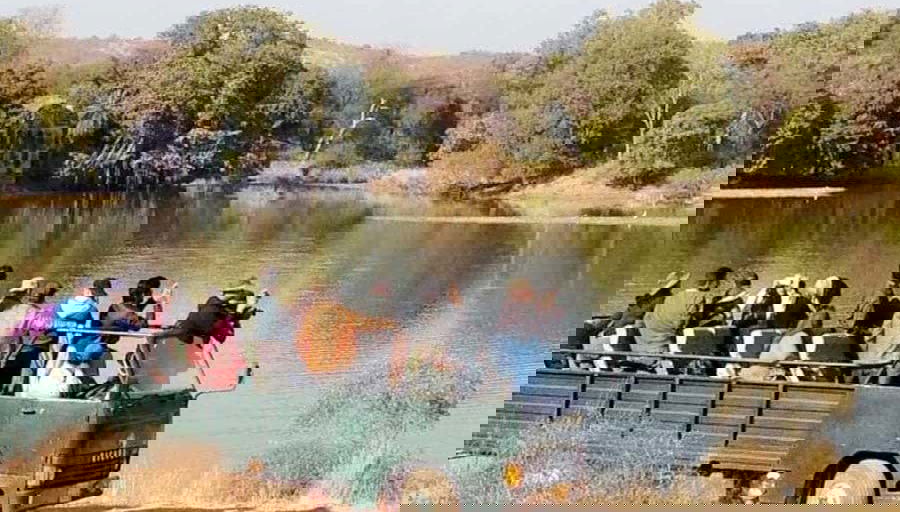 Enjoying the safari!