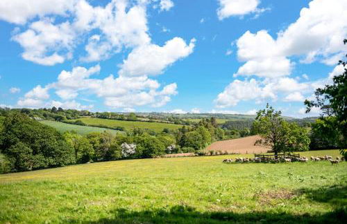 Corn Barn at East Trenean Farm -Luxury Cornish Barn Conversion sleeping 8 with hot tub, private garden, rural views and EV facilities - Foto 42