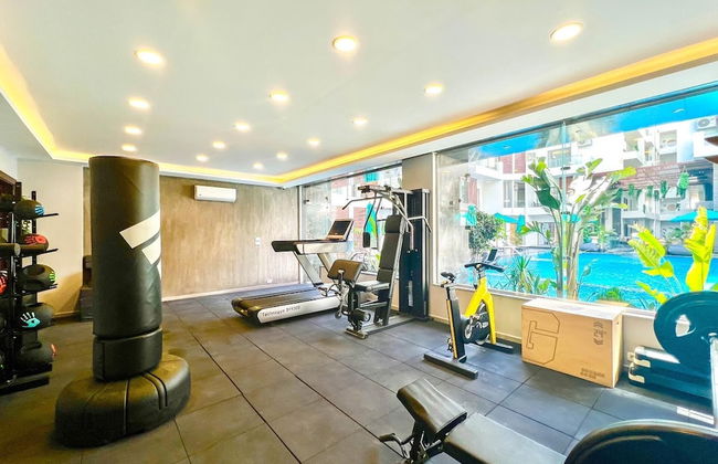 Bali Themed Luxury Spacious 3 Bed Balcony Pool Gym - Foto 20