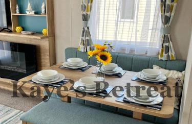 Kayes Retreat Three bed caravan Newquay Bay Resort Quieter area of park - Foto 9