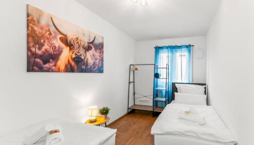 Nexstay Design Wohnung mit Loggia und Parkplatz - Foto 4