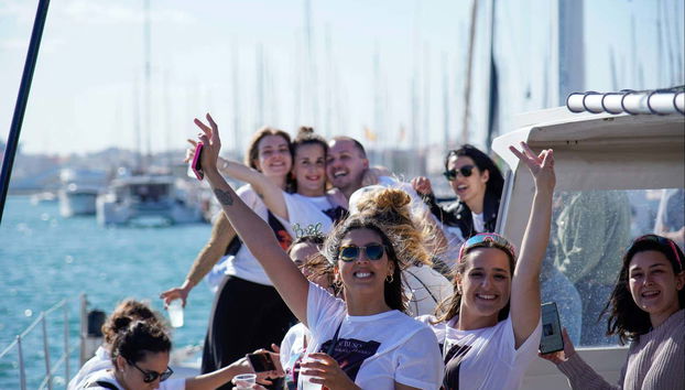 Boat party in Valencia