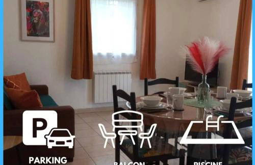 L'Étoile Biterroise - Appartement de Vacances avec Piscine et Parking gratuit à Béziers - Foto 1